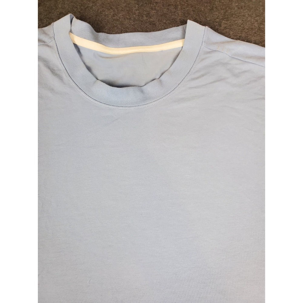 Lululemon Mens Blue Athletic Running Workout Shirt XL